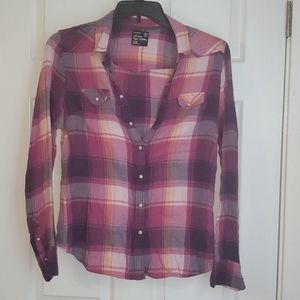 Plaid American Eagle flannel